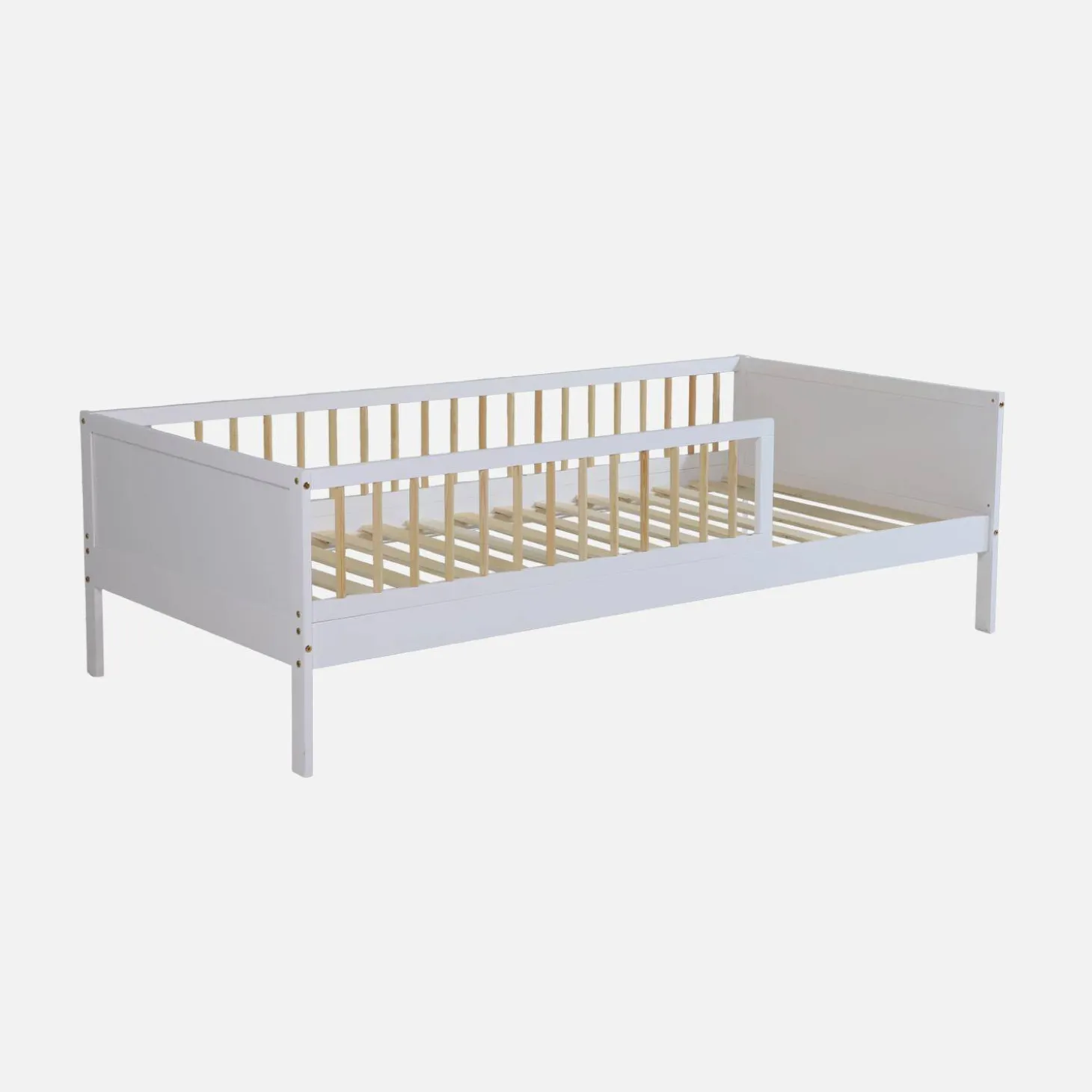 Kinderbed 90 x 190 cm grenenhout lattenbodem inbegrepen