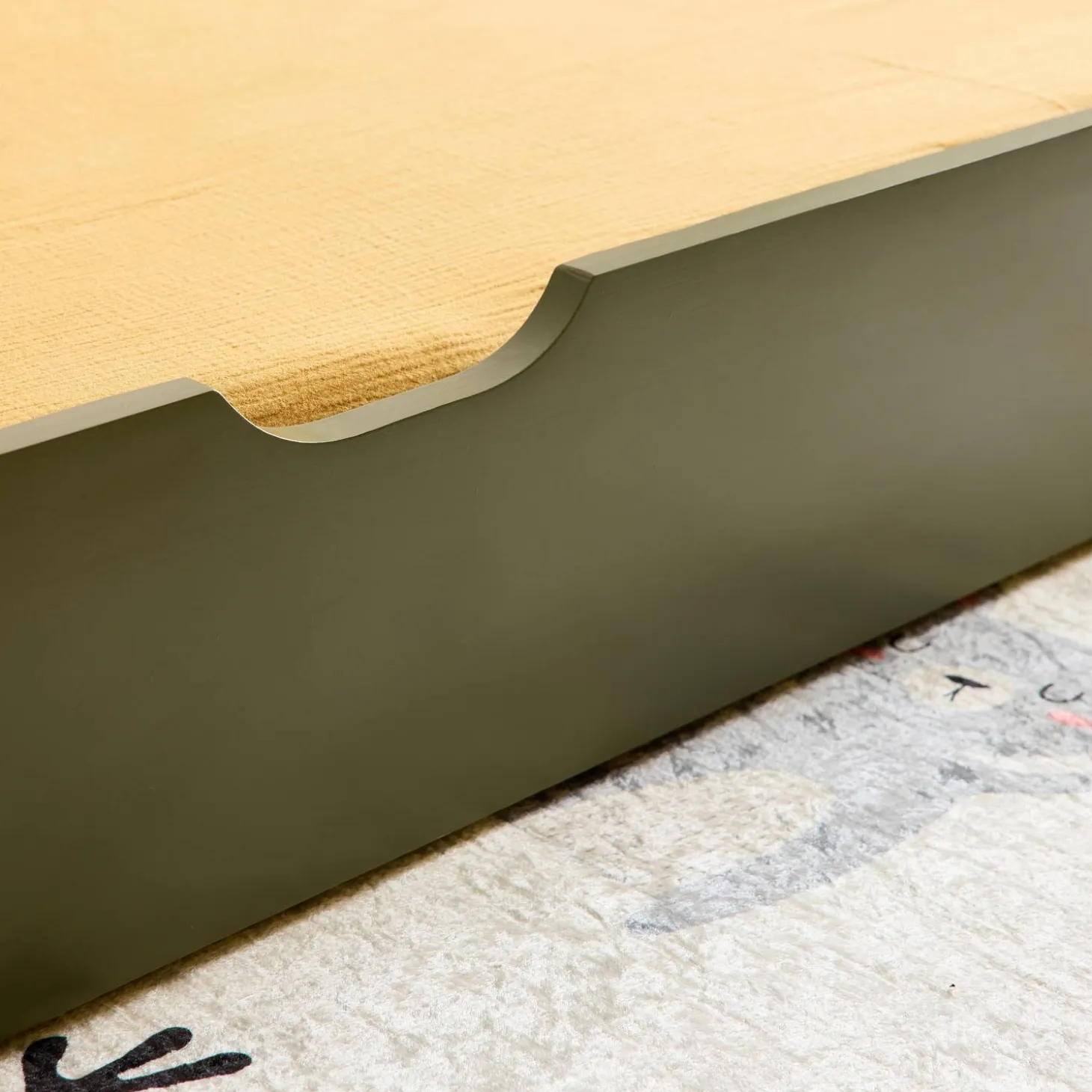 Kinderbed 90x190cm met lattenbodem en logeerlade dennenhout