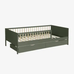 Kinderbed 90x190cm met lattenbodem en 2 lades dennenhout