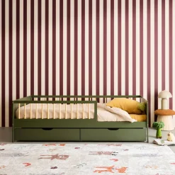 Kinderbed 90x190cm met lattenbodem en 2 lades dennenhout