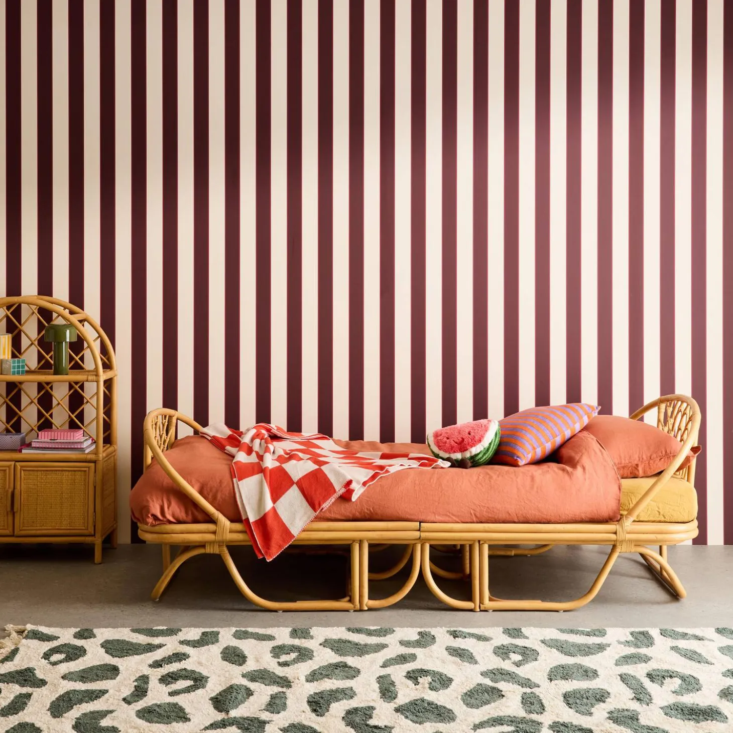 Kinderbed 90x190cm rotan