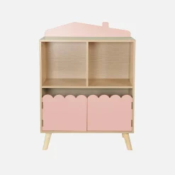 Kinderboekenkast met 2 planken en 2 deuren