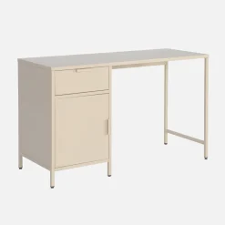 Kinderbureau metaal 1 deur en 1 lade