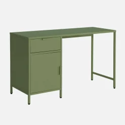Kinderbureau metaal 1 deur en 1 lade