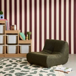 Kinderfauteuil met gestructureerde bouclé 1-zits
