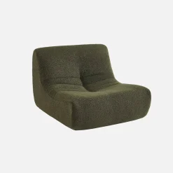 Kinderfauteuil met gestructureerde bouclé 1-zits
