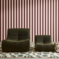 Kinderfauteuil met gestructureerde bouclé 1-zits