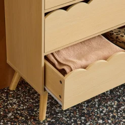 Kinderladekast houtdecor 3 lades
