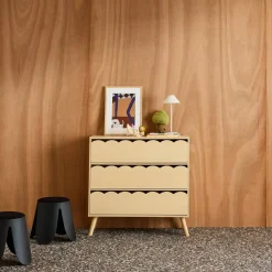 Kinderladekast houtdecor 3 lades