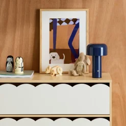 Kinderladekast houtdecor 3 lades