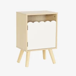 Kinder-nachtkastje houtdecor 1 deur