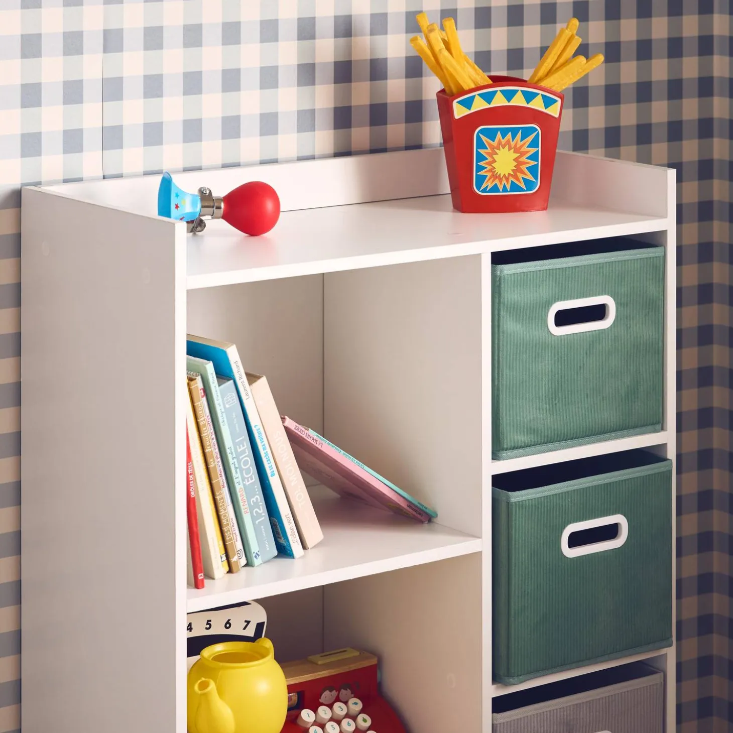 Kinderopbergmeubel, L62 x B29,5 x H96cm