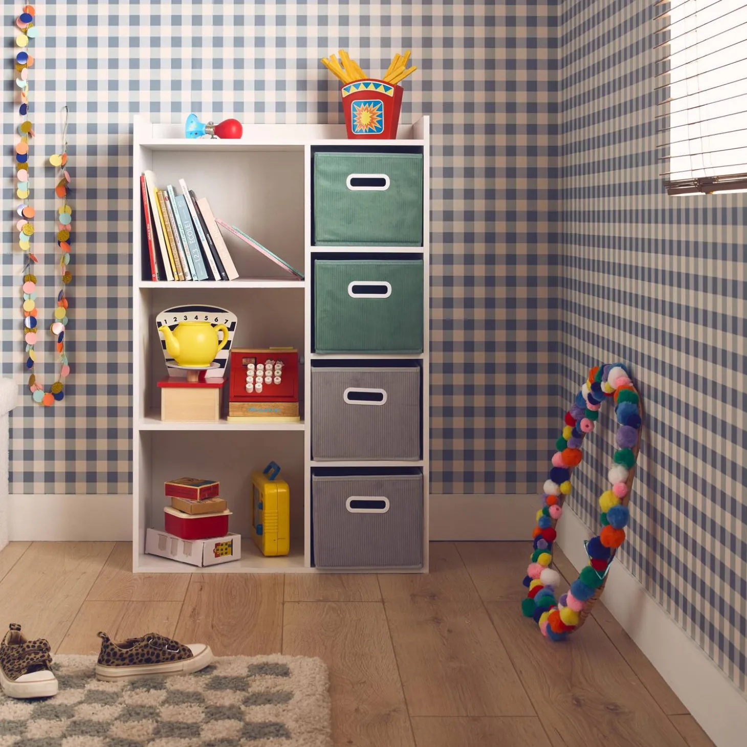 Kinderopbergmeubel, L62 x B29,5 x H96cm