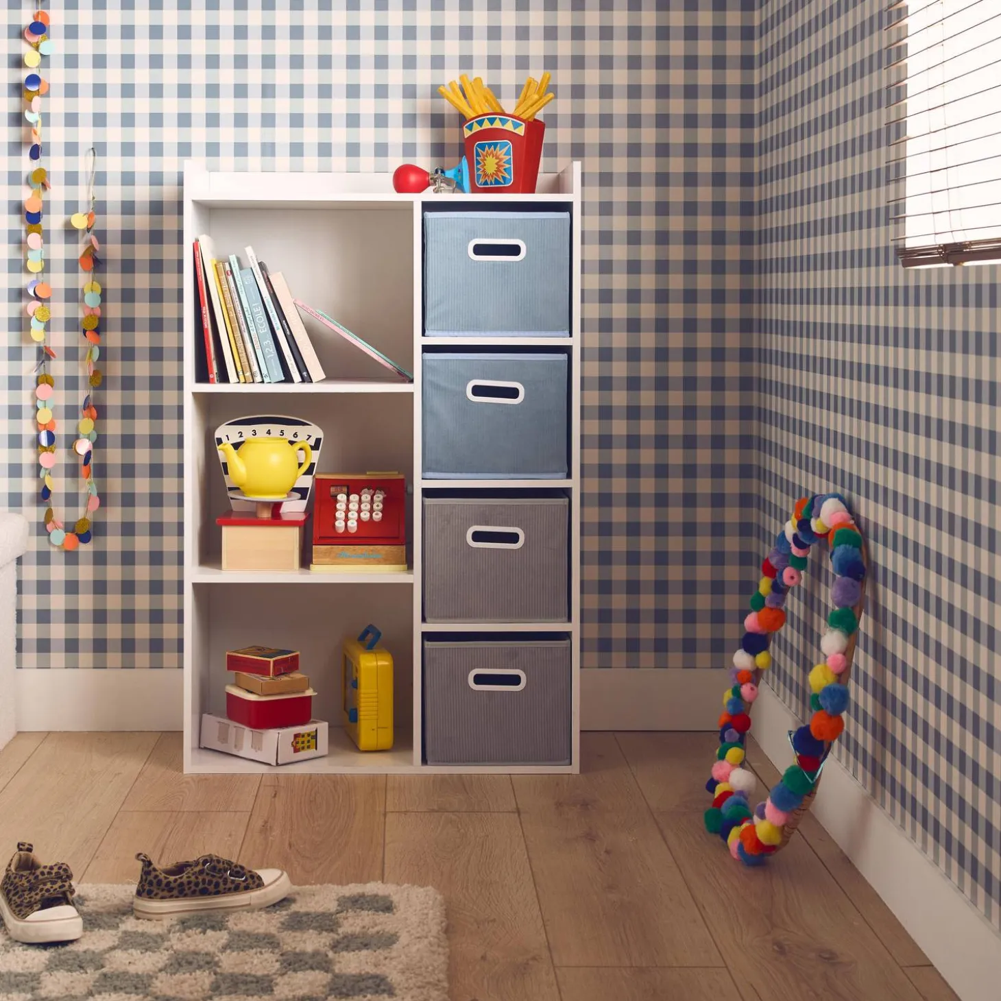 Kinderopbergmeubel, L62 x B29,5 x H96cm