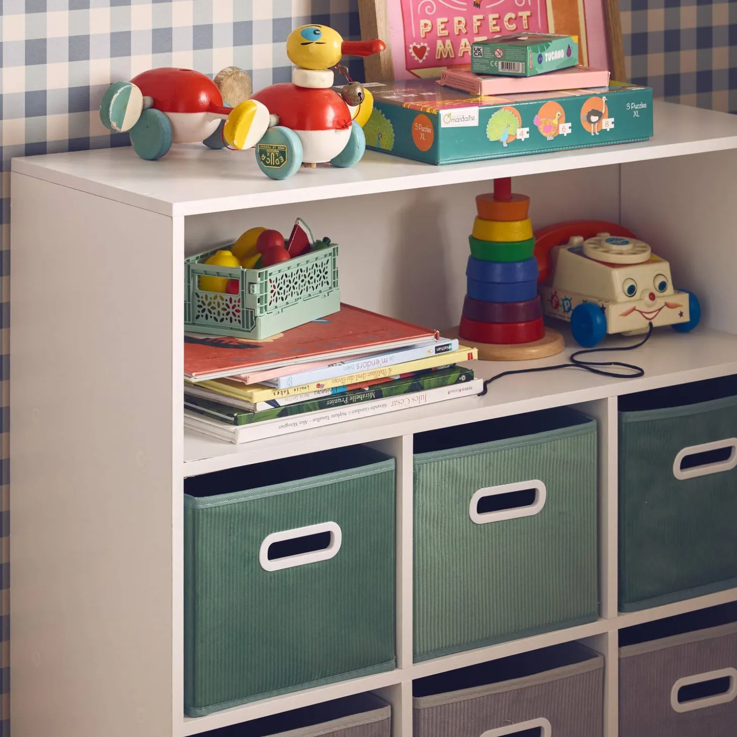 Kinderopbergmeubel, 7 vakken