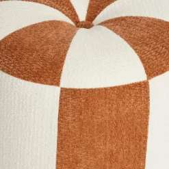 Kinderpoef chenille stof