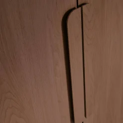 Kledingkast houtdecor 2 deuren, plank en hangruimte 80cm