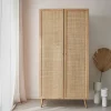 Kledingkast met 2 deuren hangruimte en plank 90cm