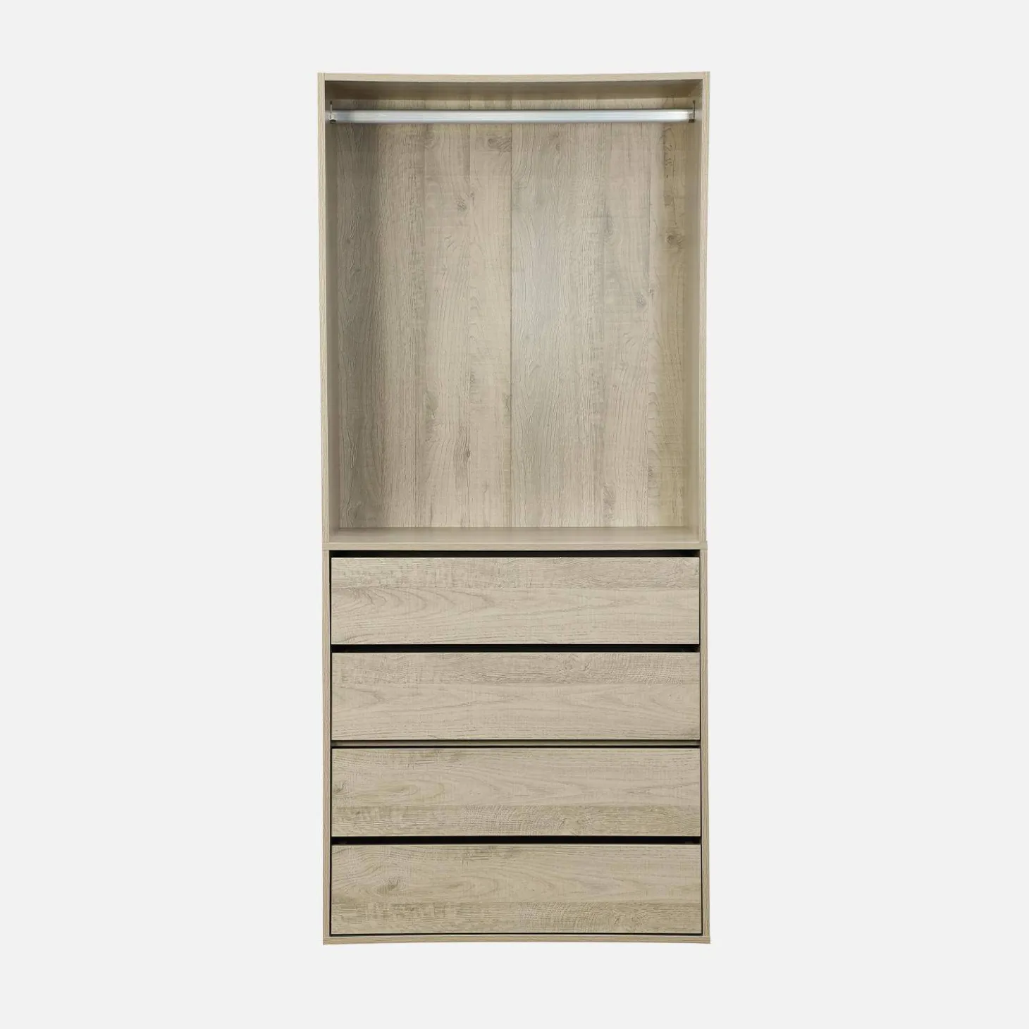 Kledingkast module hangruimte en 4 lades 80cm