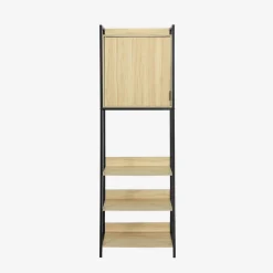 Kledingkast module met 1 deurtje en planken 60cm