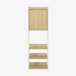 Kledingkast module met 1 deurtje en planken 60cm