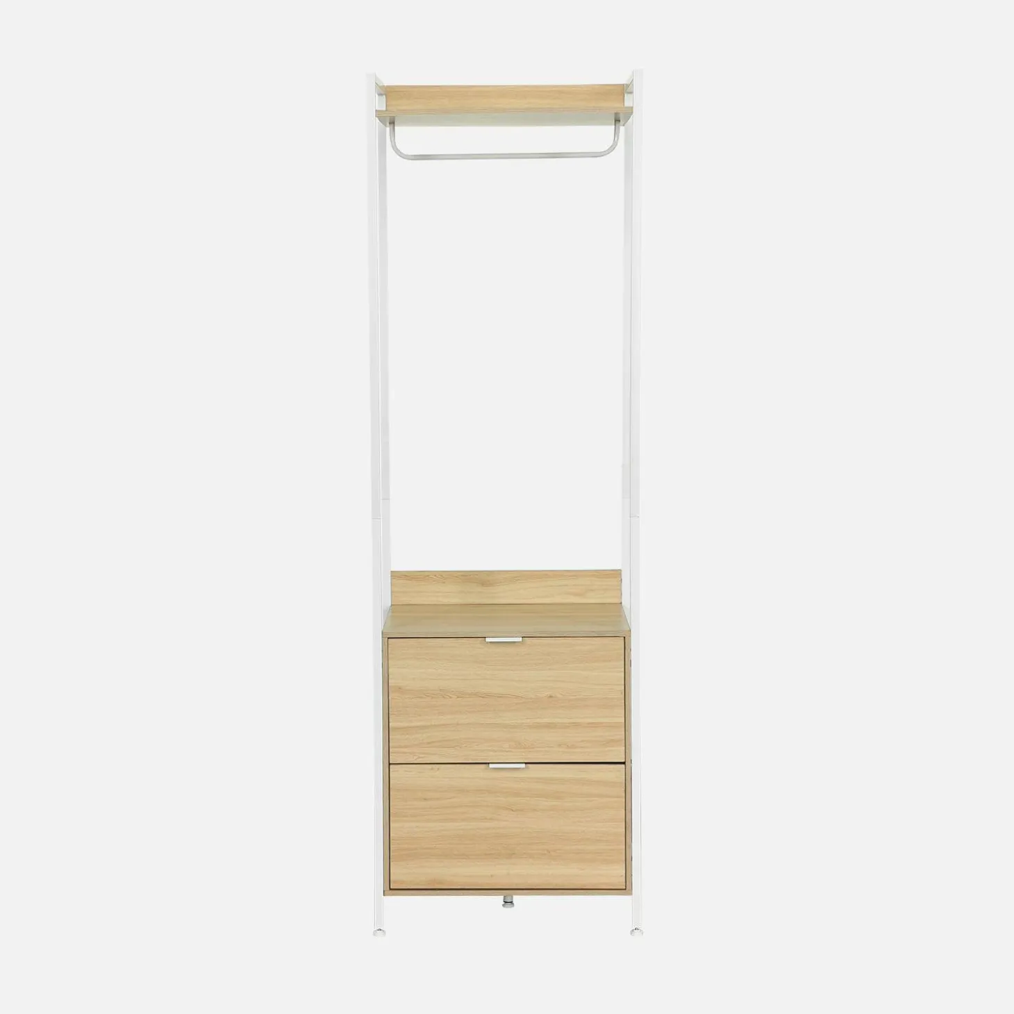 Kledingkast module met hangruimte en 2 lades 60cm