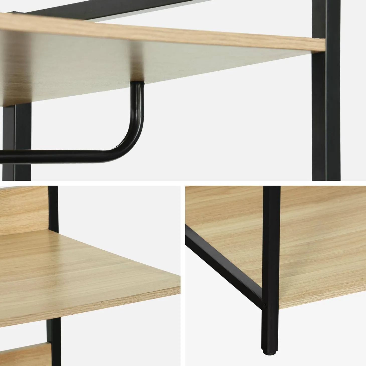 Kledingkast module met hangruimte en planken 60cm