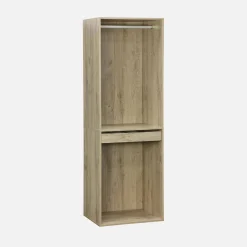 Kledingkast 4 modules modulair 9 lades hangruimtes en vakken