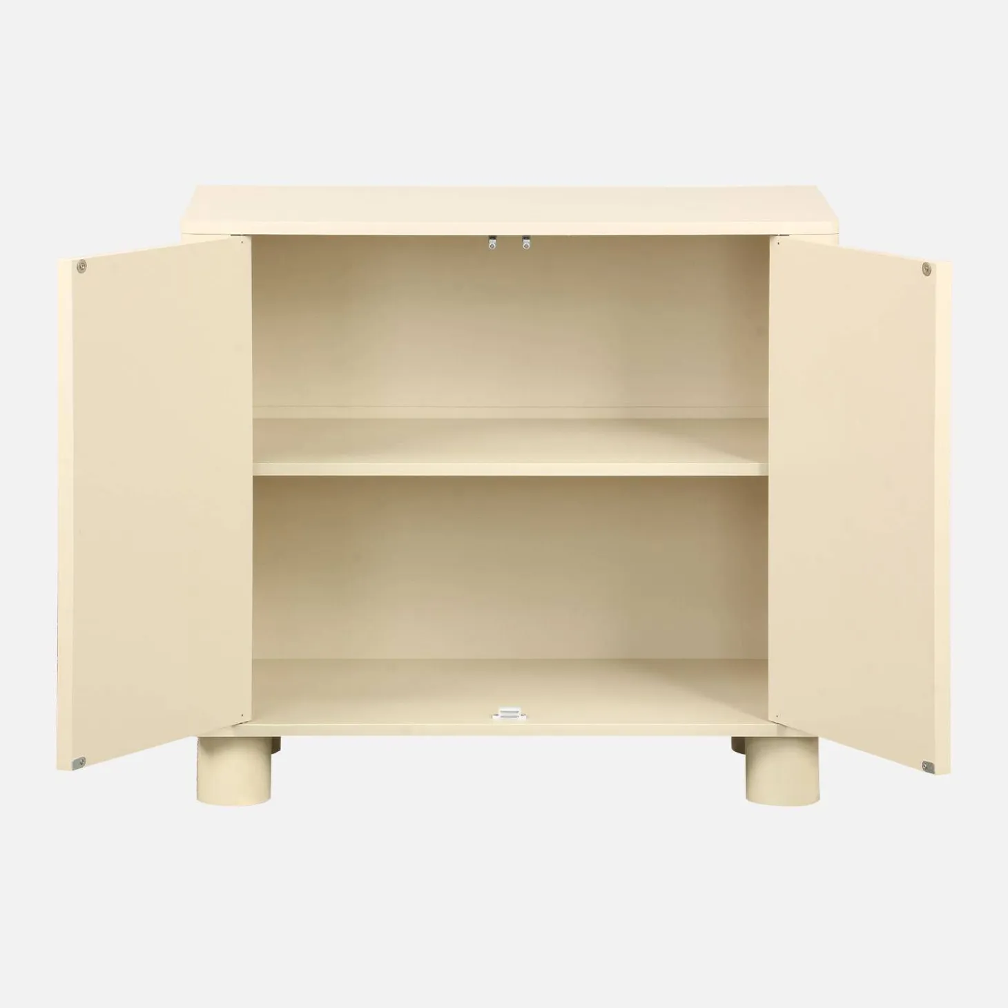 Klein kastje houtdecor 2 omkeerbare deuren 80cm