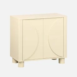 Klein kastje houtdecor 2 omkeerbare deuren 80cm