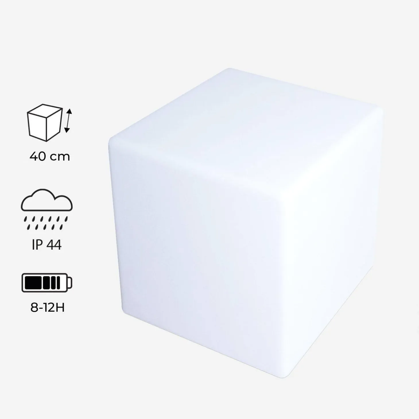 Kubus LED lamp warm wit