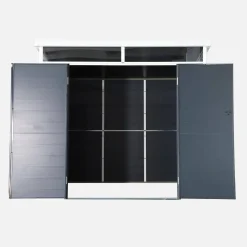 Kunststof tuinhuisje met aluminium frame 4,55 m²