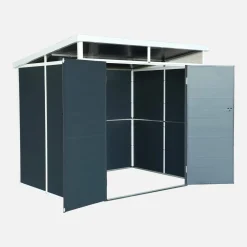 Kunststof tuinhuisje met aluminium frame 4,55 m²