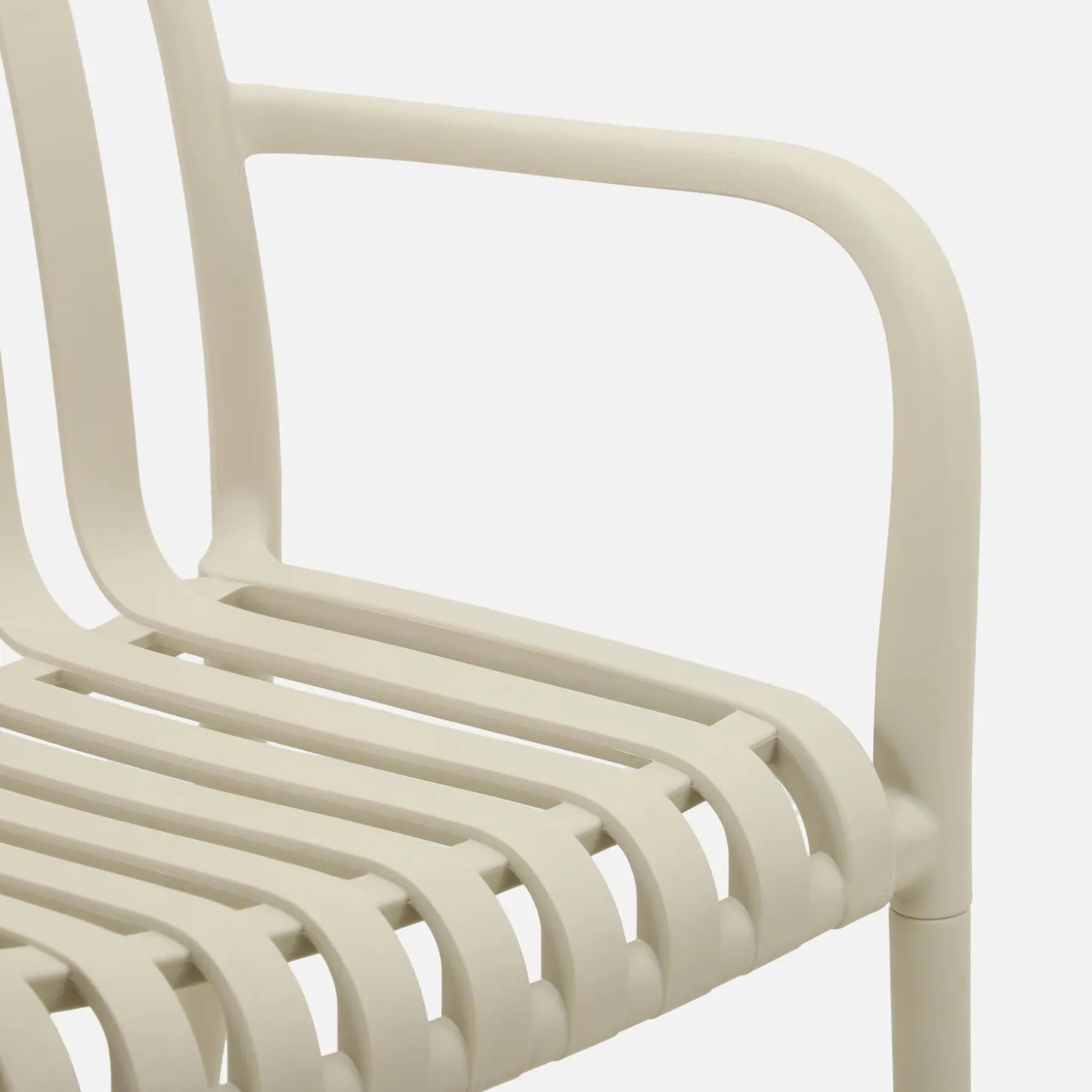 Kunststof tuinstoelen (set van 4)
