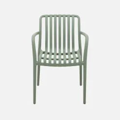 Kunststof tuinstoelen (set van 4)