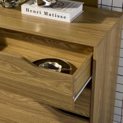 Ladekast met 4 lades houtdecor 80cm