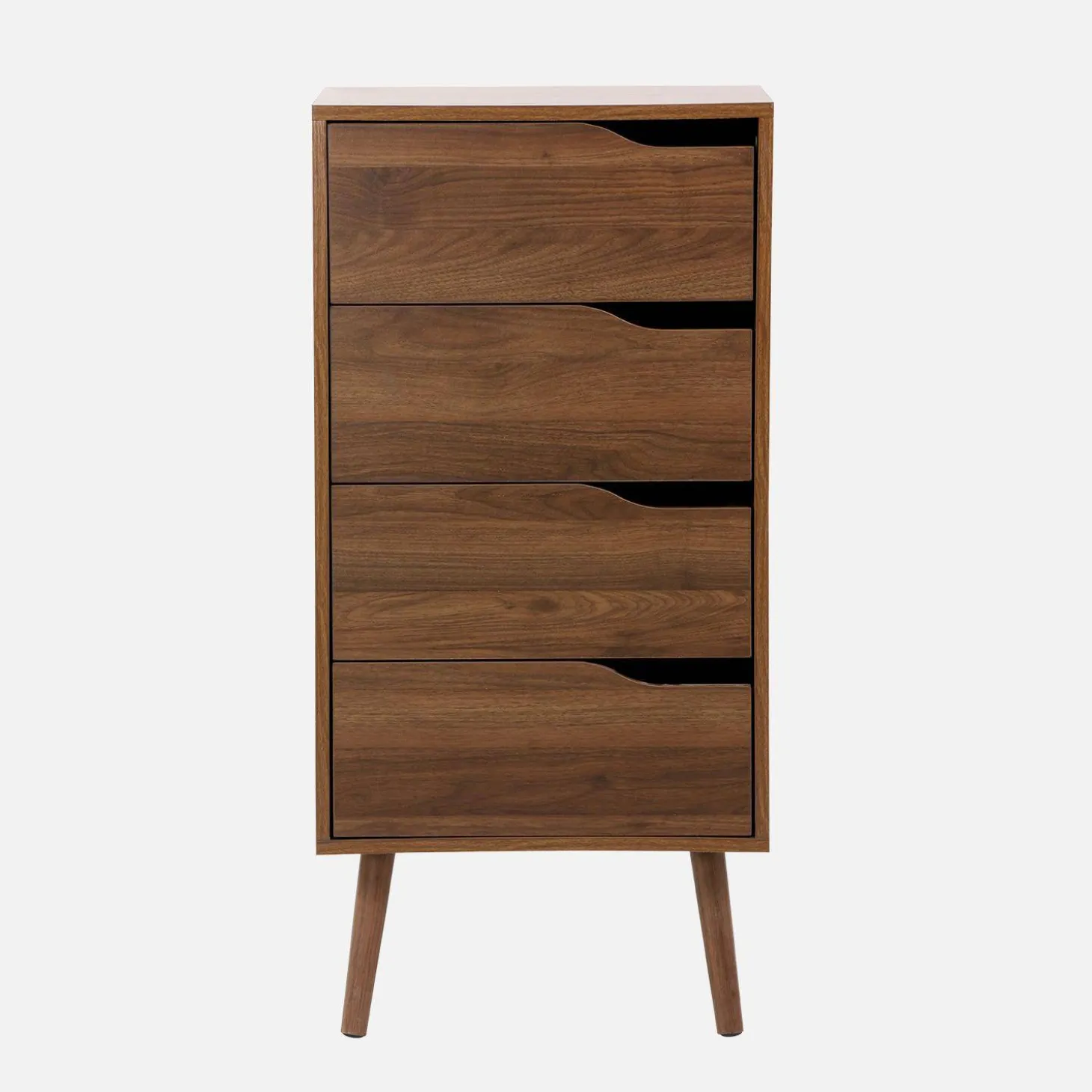 Ladekast met 4 lades houtdecor 48cm