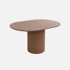 Langwerpige salontafel met gesneden houteffect