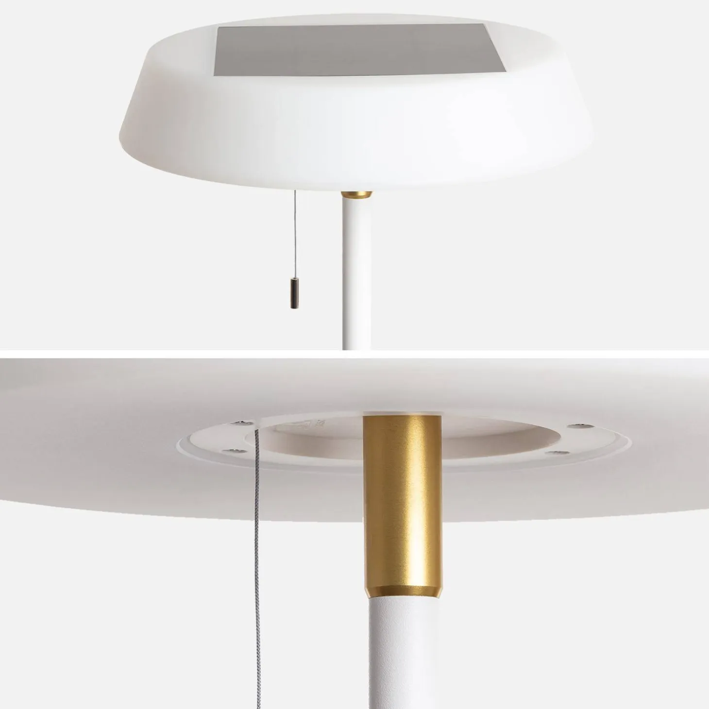 LED zonne-energie buitenlamp H150cm