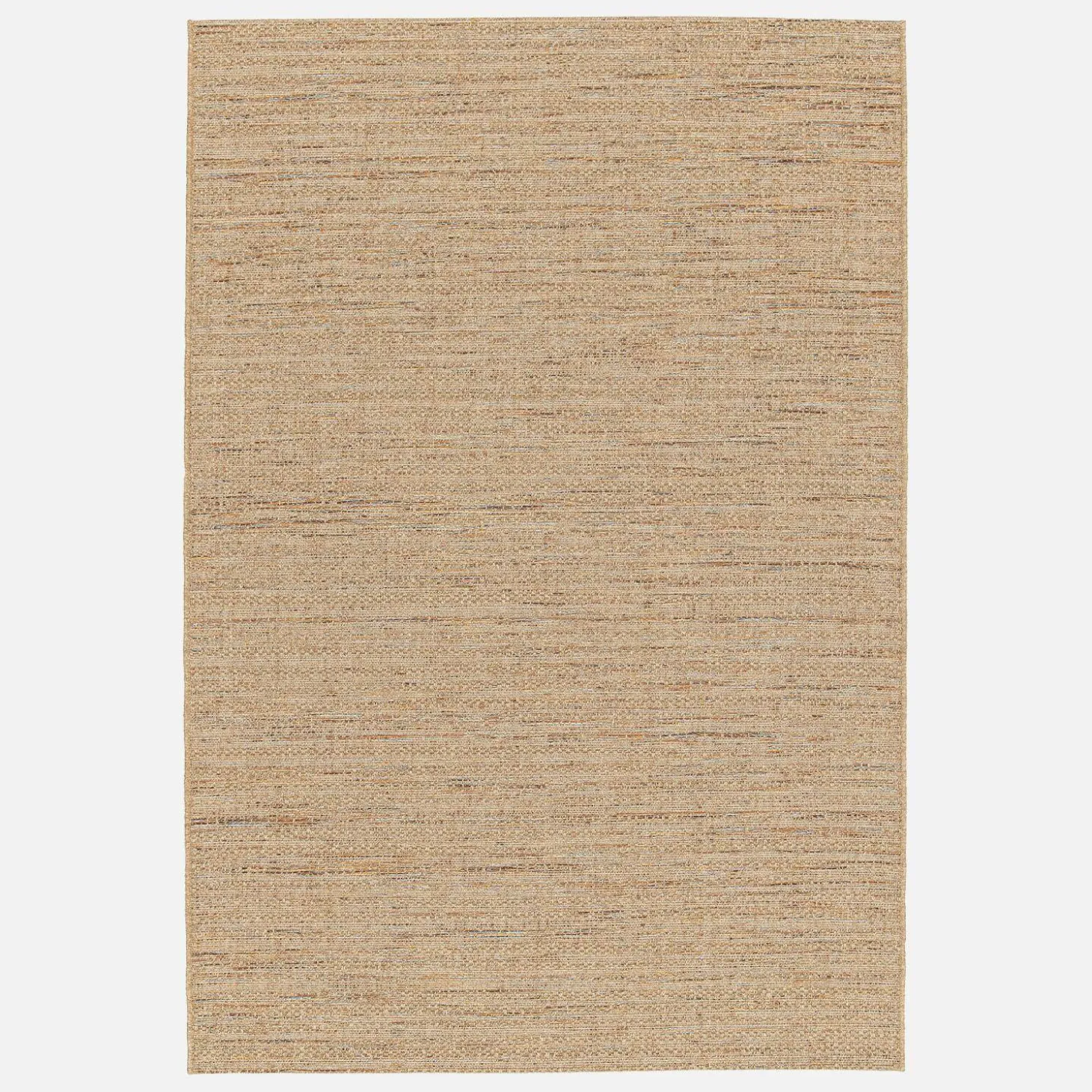 Licht jute-effect tapijt voor binnen en buiten