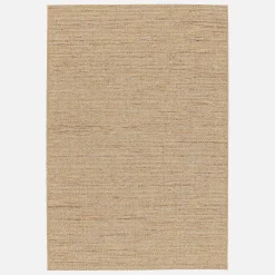Licht jute-effect tapijt voor binnen en buiten