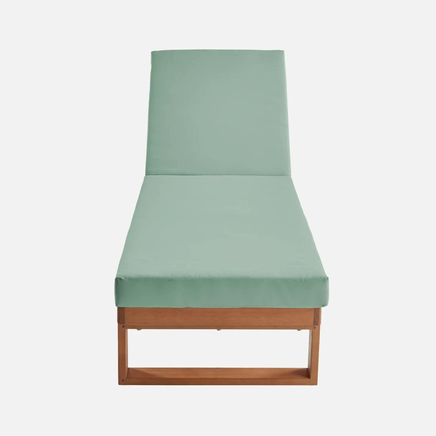 Ligbank in eucalyptus hout, multiposities (set van 2)