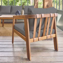 Loungeset 5 persoons acaciahout