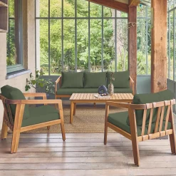 Loungeset 5 persoons acaciahout