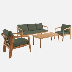 Loungeset 5 persoons acaciahout