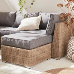 Loungeset 14 plaatsen, rond wicker