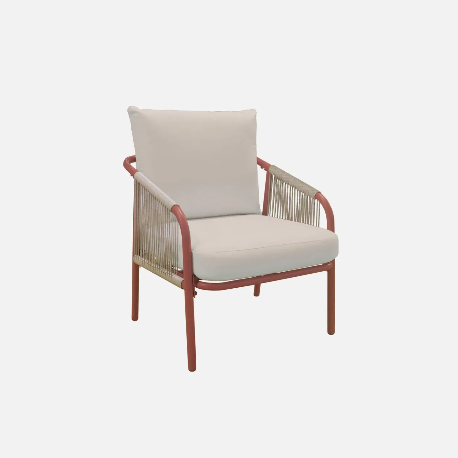 Loungeset van staal, 4 personen