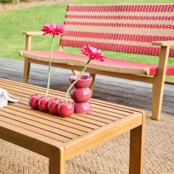 Loungeset voor 4 personen acaciahout en hars