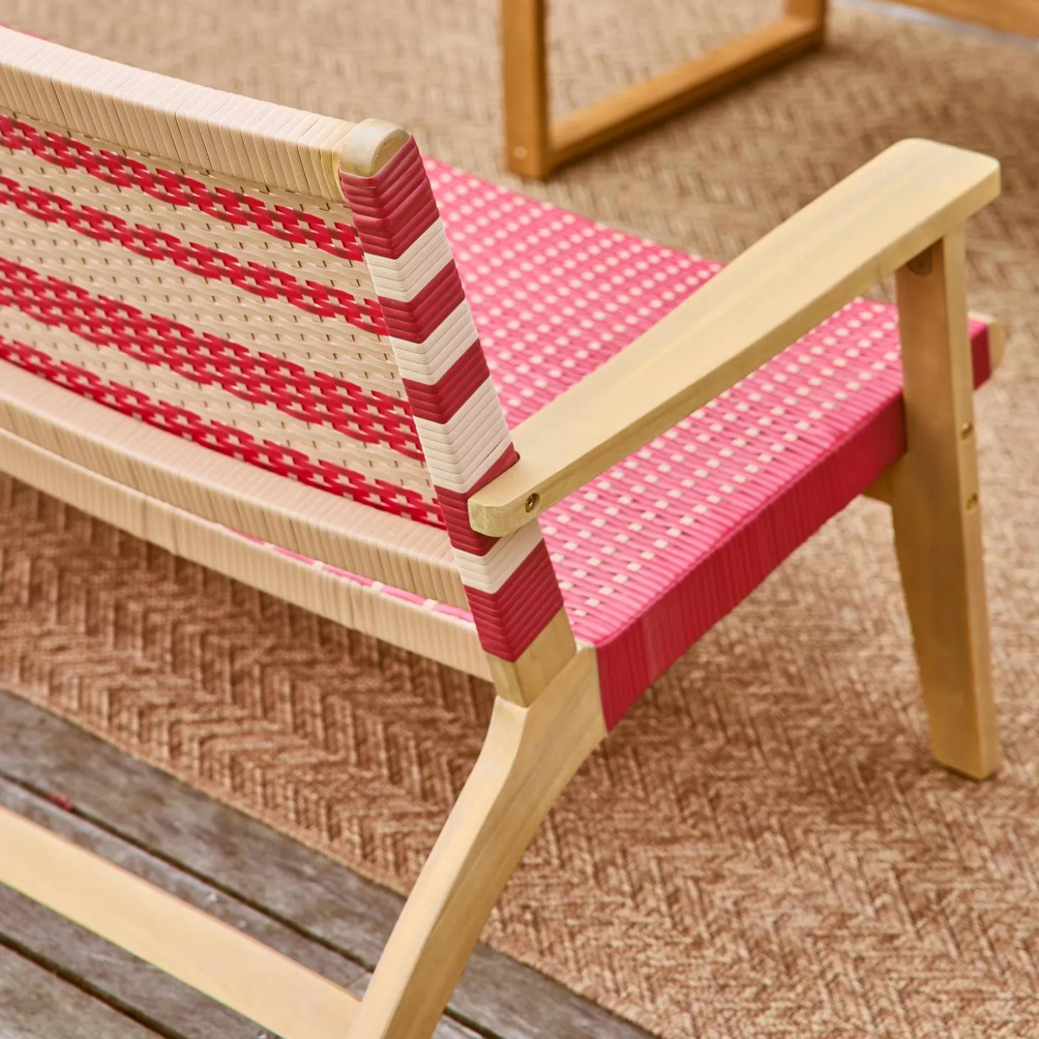 Loungeset voor 4 personen acaciahout en hars