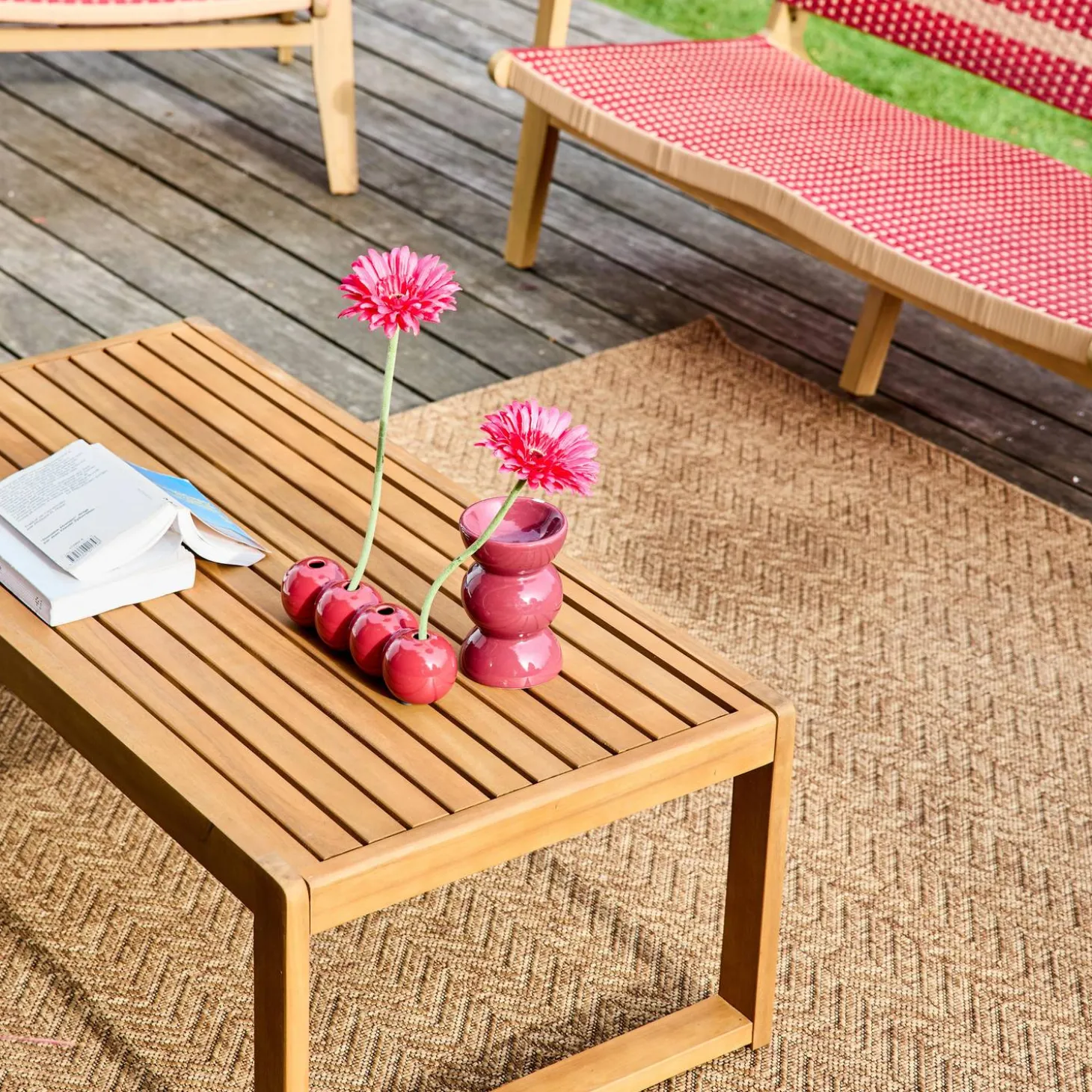 Loungeset voor 4 personen acaciahout en hars